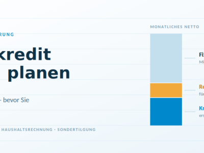 Ratenkredit richtig planen: Diese Punkte zählen